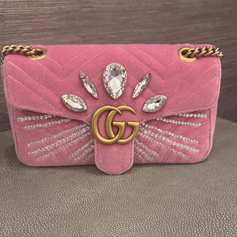 Pink Designer Quilted Shoulder Bag
